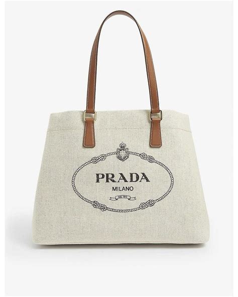 Prada Mistolino Shopping Tote 